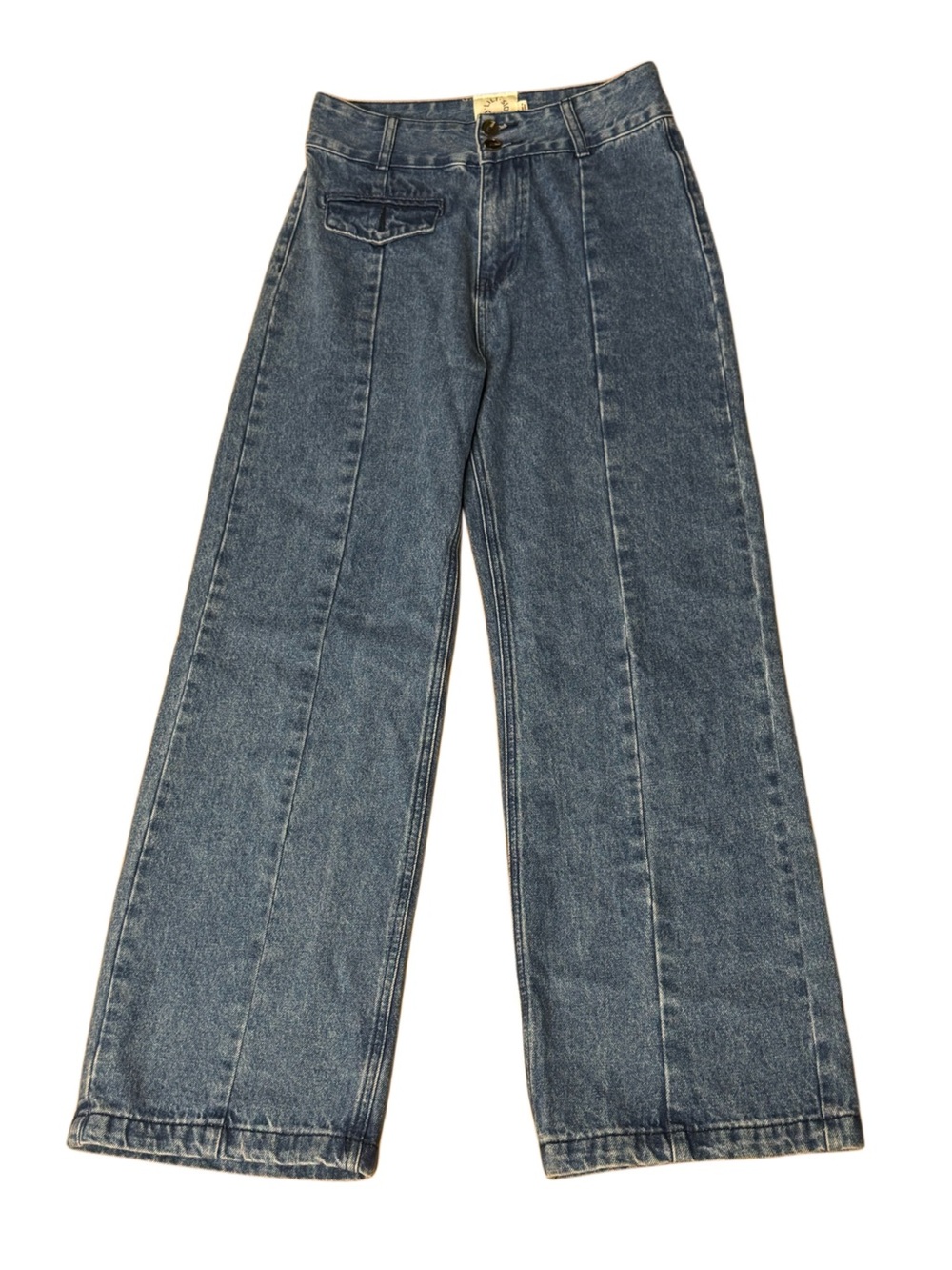 Lili Sidonio 100% Cotton Wide Leg Jean